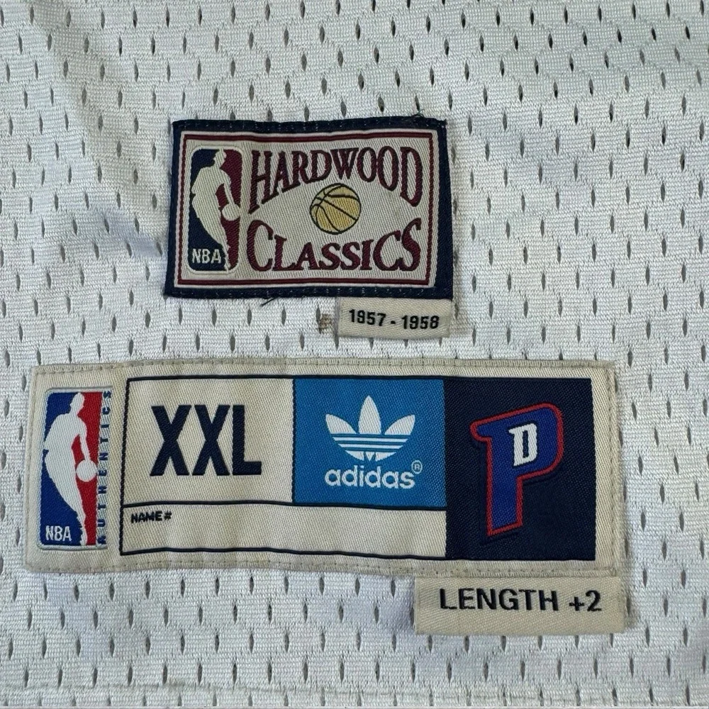 NWT Adidas Hardwood Swingman Jersey XXL‎ NBA Detroit Pistons Chauncey Billups